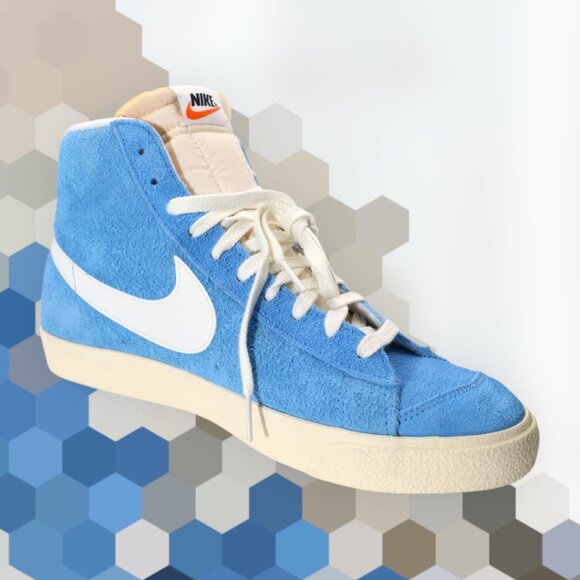 Nike Blazer Mid 77 Prm University Blue/Sail Muslin New In Box Authentic Size 11 - Picture 1 of 10